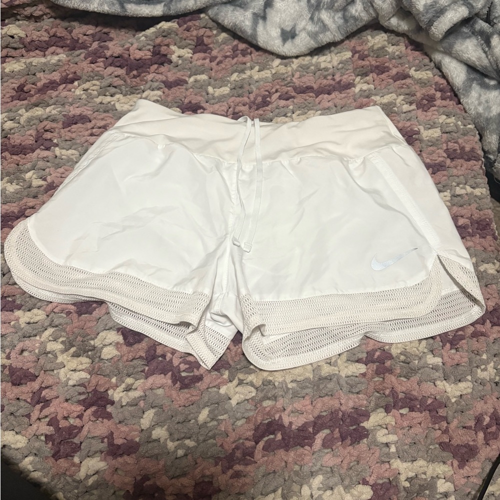 Nike Women's Cream Athletic Shorts